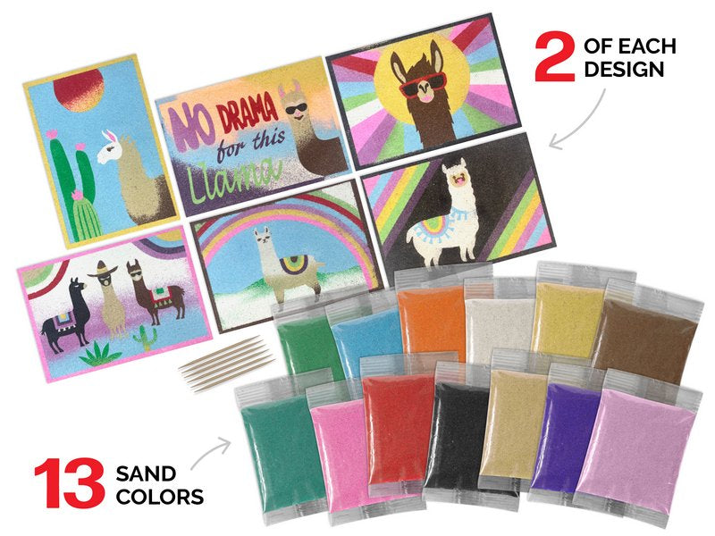 ArtiSands™ Color With Sand - No Drama Llama, Makes 12