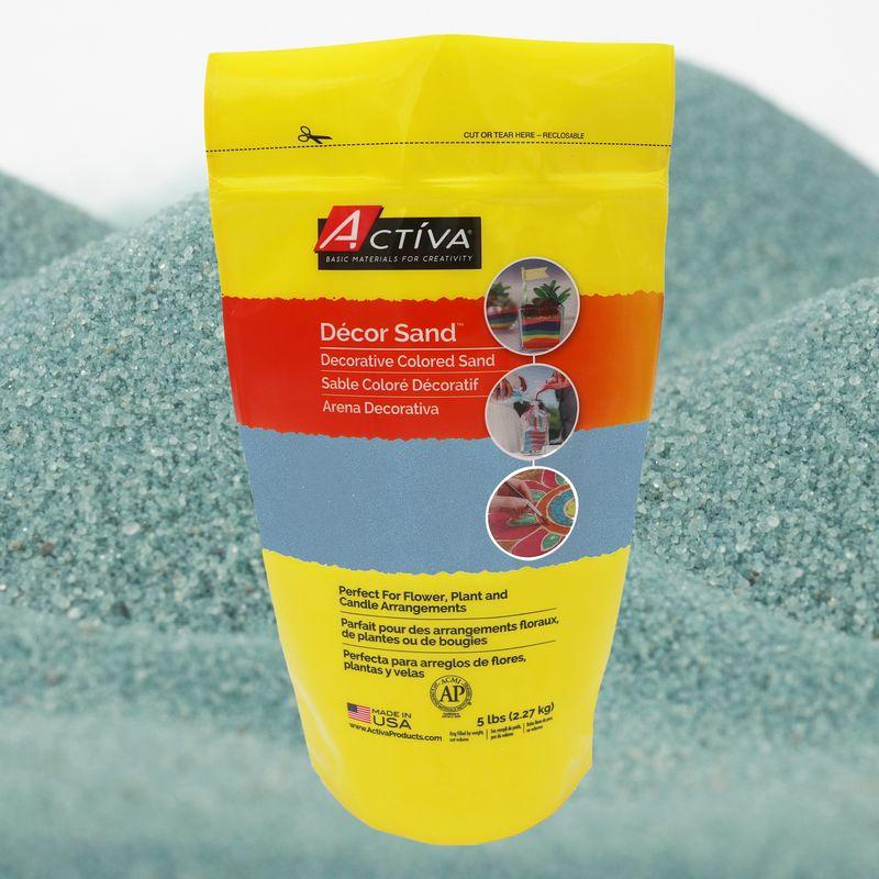 Décor Sand™ Decorative Colored Sand, Moon Shadow, 5 lb (2.27 kg) Reclosable