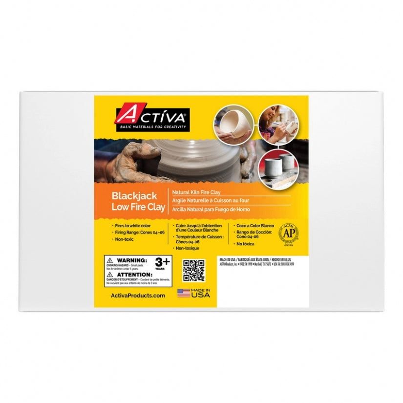 Blackjack Low Fire Clay™ Natural Earthenware Pottery Clay