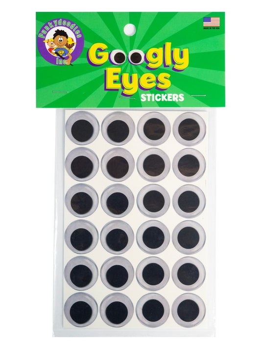 Googly Eye Stickers 1" Pack of 3 sheets