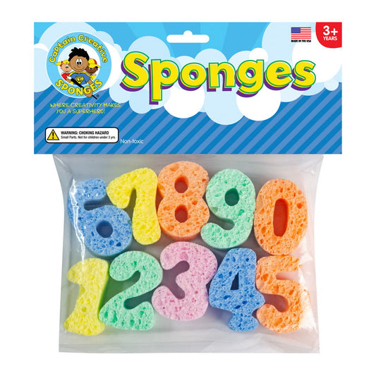 Mini Super Sponges 2" Numbers Pack