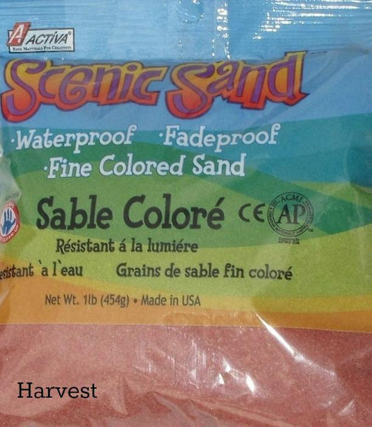Scenic Sand™ Craft Colored Sand, Harvest, 1 lb (454 g) Bag