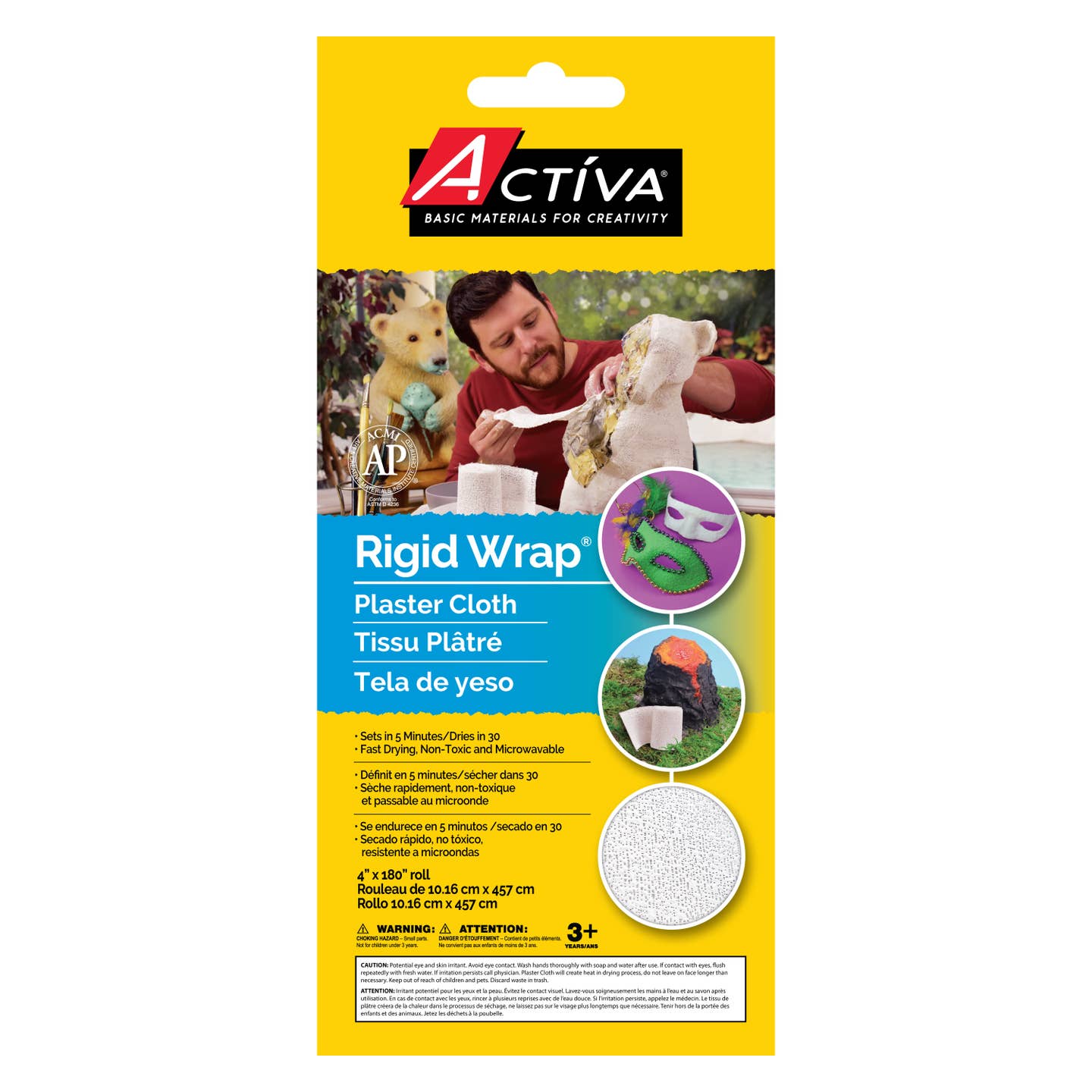 Rigid Wrap Plaster Cloth, 4" x 180"