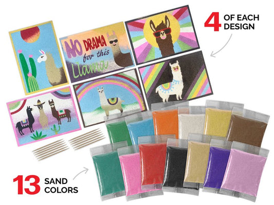 ArtiSands™ Color With Sand - No Drama Llama, Makes 24