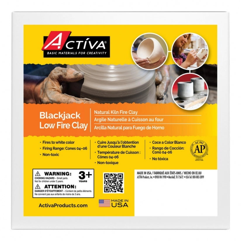 Blackjack Low Fire Clay™ Natural Earthenware Pottery Clay