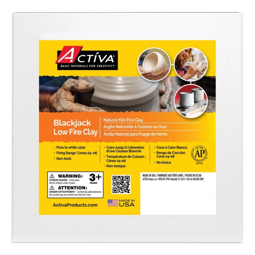 Blackjack Low Fire Clay™ Natural Earthenware Pottery Clay