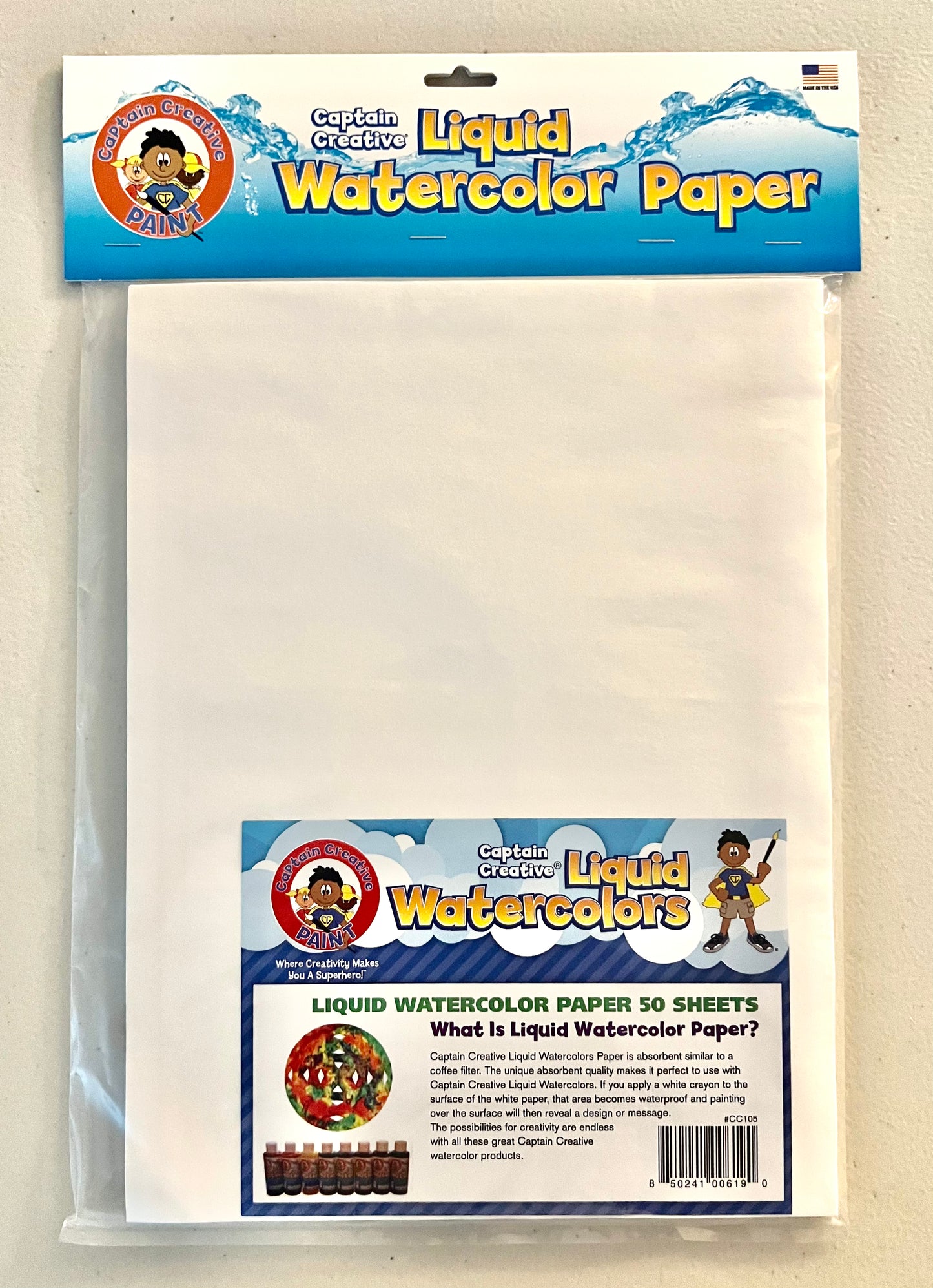 Liquid Watercolor Paper Pack of 50 sheets