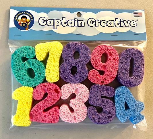 Super Sponges Numbers Pack