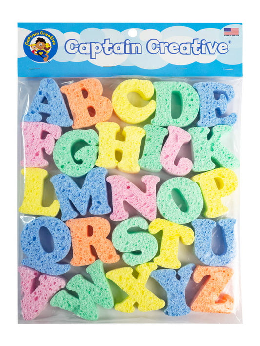 Sea Sponge Letters Super Sponges – Captain Creative