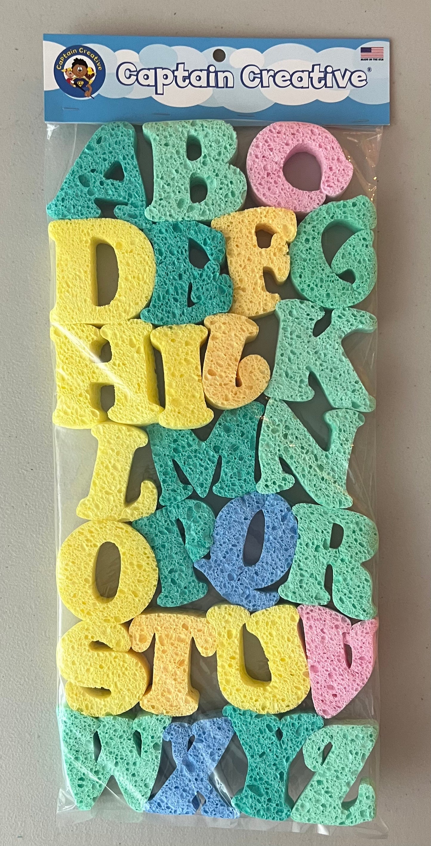 Super Sponges 3" Alphabet Uppercase Letters