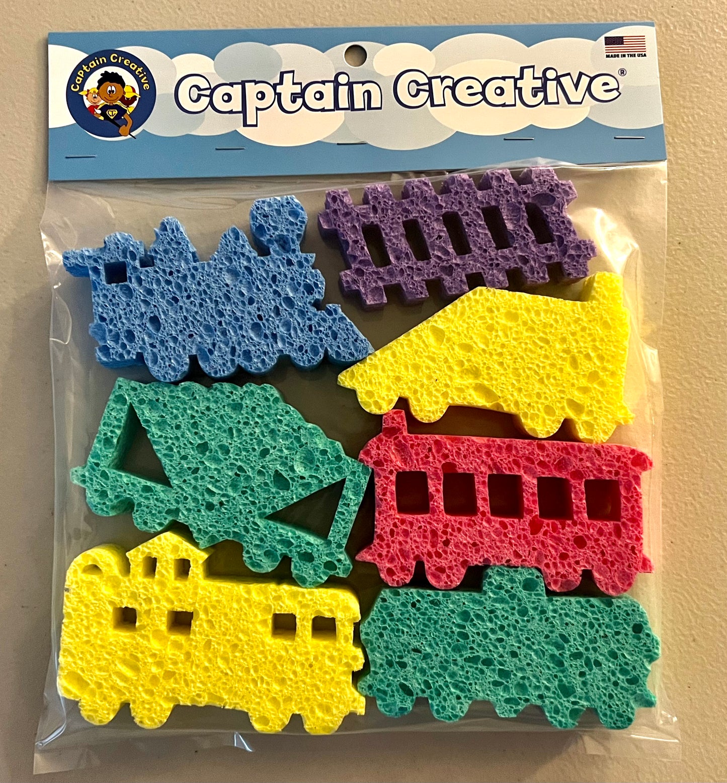 Super Sponges Train Pack