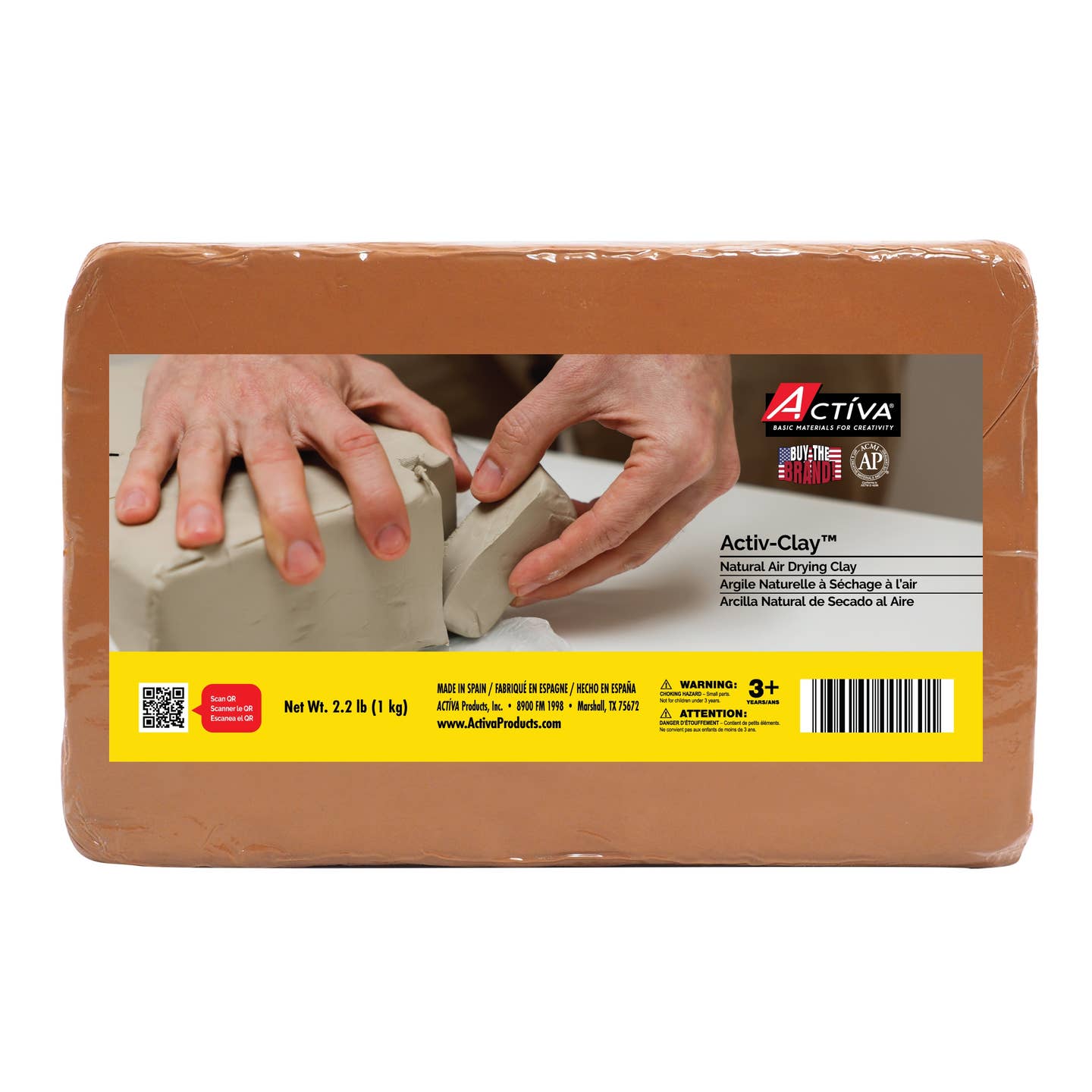 Activ-Clay - Air Dry - Terra Cotta - 2.2 lb. (1 kg.)