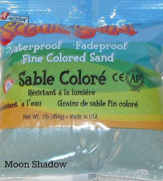 Scenic Sand™ Craft Colored Sand, Moon Shadow, 1 lb (454 g) Bag